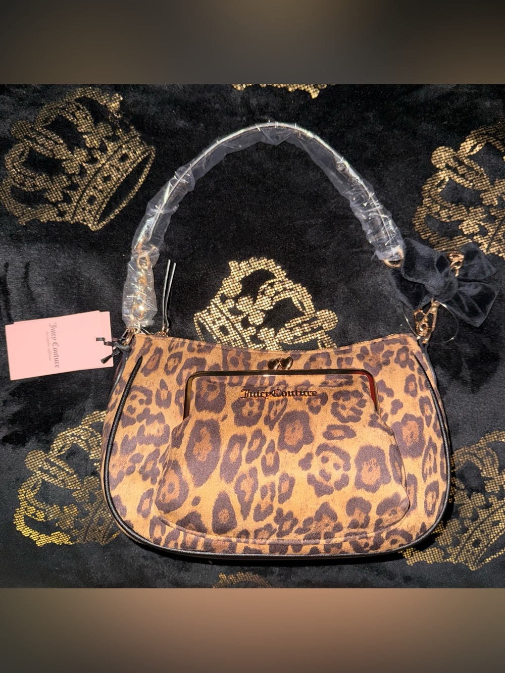 NWT Juicy Couture Sugar & Spice Leopard Shoulder Bag Viral